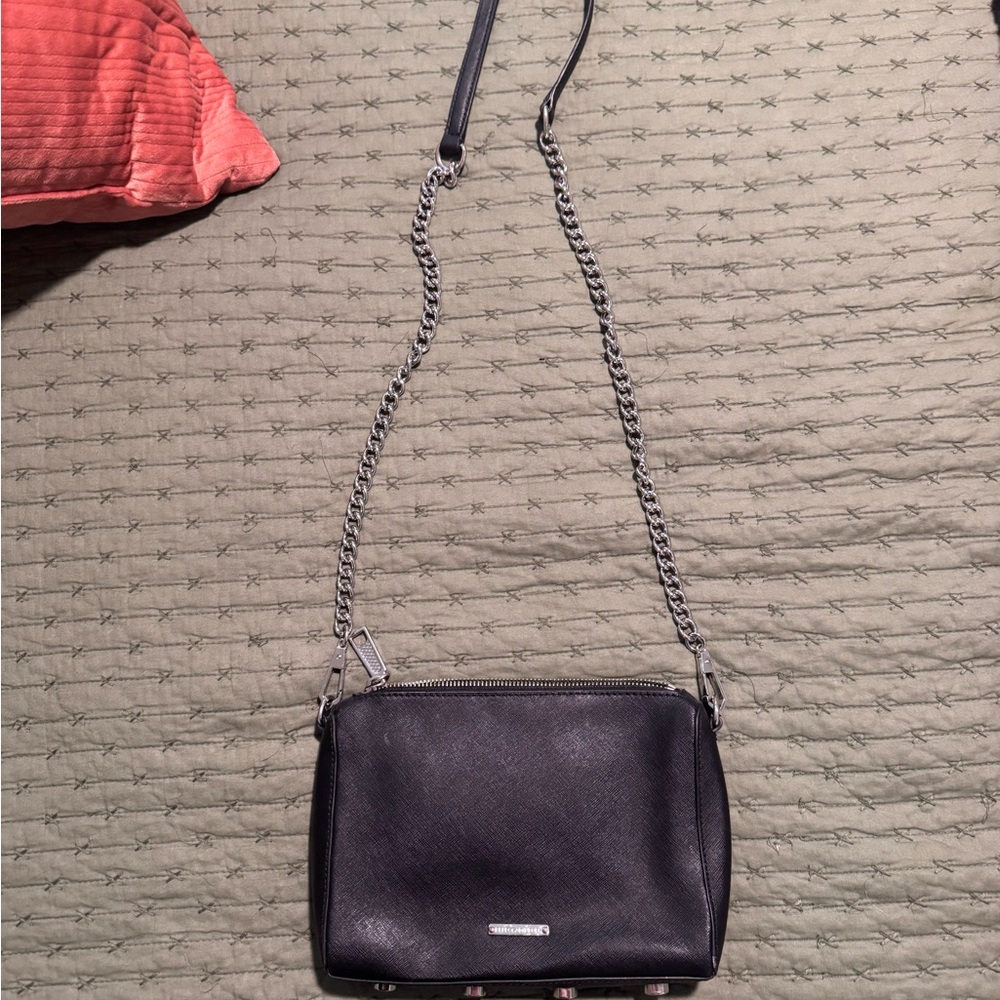 Rebecca Minkoff Black Crossbody Bag with Chain Strap